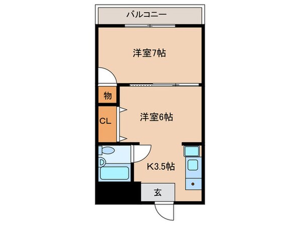 レジデンス野崎の物件間取画像